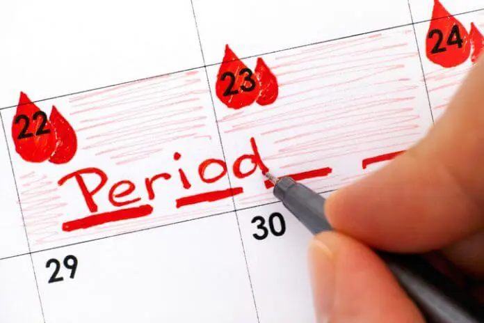 ciclo in anticipo di una settimana