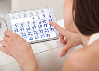 Ciclo in ritardo: calendario mestruale